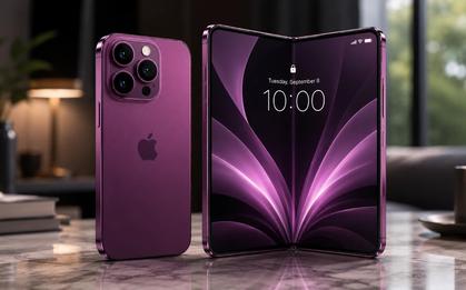 Lộ diện iPhone 18 Pro Max màu mới và iPhone gập đầu tiên