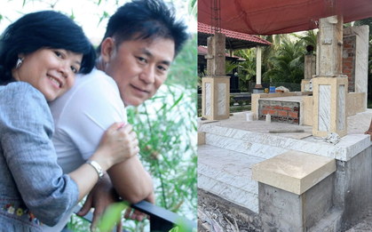 Nghệ sĩ xây mộ cho vợ quá cố: Bén duyên từ thời sinh viên, ôm bế nửa tiếng trước khi mất