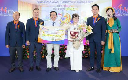 Chủ nhân Ngựa VÀNG 10 lượng SJC lộ diện, Vikki Digital Bank tiếp tục khai cuộc mùa Bóng VÀNG Ký