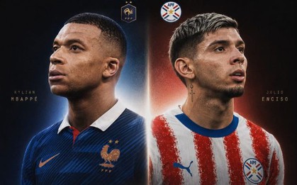 Lịch thi đấu World Cup ngày 5/7: Mbappé cùng tuyển Pháp đối đầu hiện tượng Paraguay ở trận chiến 'sinh tử' vòng 1/8