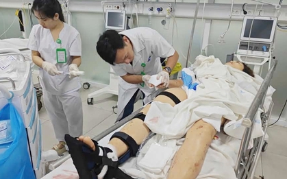Thông tin mới nhất sức khỏe nạn nhân vụ lật xe khách trên cao tốc Hải Phòng