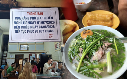 Hà Nội có quán phở năm nào cũng đều đặn đóng cửa 2 tháng để đi chơi: Khách quen nói "đó là chuyện bình thường"