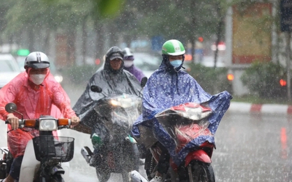 Đêm nay, nhiều khu vực tại Bắc Bộ có mưa to