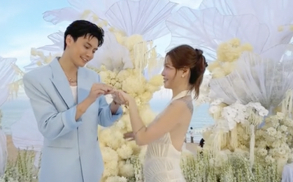 Chuyện tình "chị em" lệch 9 tuổi, có màn cầu hôn 600 triệu: Chồng nổi tiếng "sủng thê", vợ cứ phát biểu là gây tranh cãi