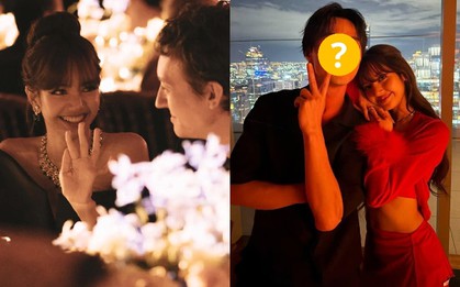 Hậu chia tay tỷ phú, Lisa (BLACKPINK) tựa đầu lên vai chàng trai giống hệt Park Seo Joon