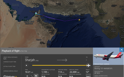 Máy bay Boeing 737 mất tích ngoài khơi Pakistan, toàn bộ thành viên phi hành đoàn mất liên lạc