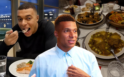 Bữa ăn của “kẻ độc tài” Kylian Mbappé