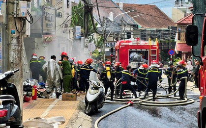 Cháy lớn giữa trung tâm Đà Lạt, một người tử vong