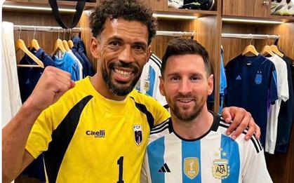 Thủ môn Vozinha khoe ảnh khoác vai Messi giữa tin đồn gia nhập đội bóng của Beckham