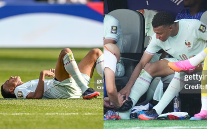 Mbappe chấn thương khiến tuyển Pháp nơm nớp lo sợ