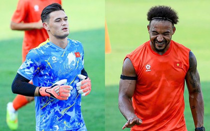 Xuân Son tươi rói, Patrik Lê Giang chiếm "spotlight" với mái tóc cực bảnh, tuyển Việt Nam tập mướt mồ hôi chuẩn bị đấu Malaysia