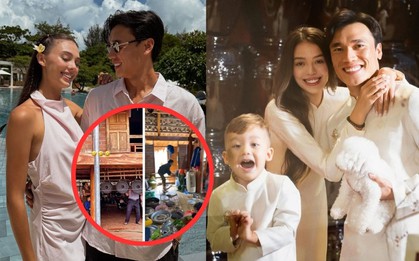 Cầu thủ quê Thanh Hóa đổi đời sau giải U23 châu Á, cưới vợ mẫu tây xinh đẹp, sinh quý tử đáng yêu đang hot rần rần