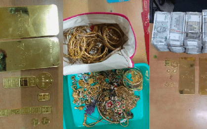Tịch thu 17 kg vàng trị giá hơn 26 tỷ đồng cùng 21 tỷ tiền mặt, nhiều tài sản trong 7 két sắt của một cựu nhân viên đường sắt Ấn Độ
