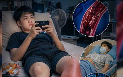 Nằm chơi điện thoại 5 tiếng mỗi ngày, chàng trai 19 tuổi bị cục máu đông “bóp nghẹt” mạch máu, không thể đi lại suốt nửa tháng