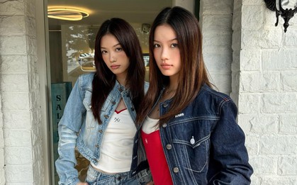 Cặp chị em sinh đôi sở hữu visual "xinh đôi", 1 người đang hẹn hò Song Luân