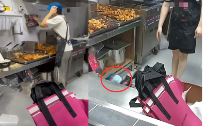 Video ghi lại cảnh nam nhân viên quán gà rán ngất xỉu, co giật vì… quá nhiều đơn hàng