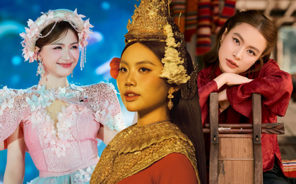 Tự hào nghệ sĩ Việt làm văn hóa vùng miền viral: Cô dâu Khmer Phương Mỹ Chi đẹp lộng lẫy, Hoàng Thùy Linh xưng vương với chất liệu Tây Bắc