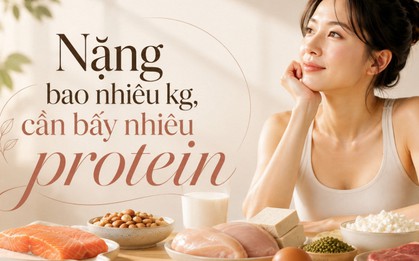 Muốn giảm mỡ, giữ cơ sau tuổi 30, trước tiên hãy biết cơ thể cần bao nhiêu protein: Cách tính lượng protein phù hợp với cơ thể