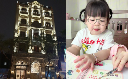 Con gái 3 tuổi của Chủ tịch CLB Hà Nội sống trong dinh thự 6 tầng, chỉ học đếm số đọc chữ thôi mà cũng viral