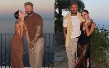 Victoria Beckham diện váy xuyên thấu tình tứ bên David Beckham tại nơi lần đầu hẹn hò vào 29 năm trước