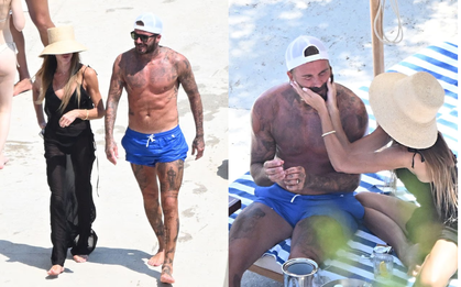 David Beckham cởi trần khoe body săn chắc ở tuổi 51