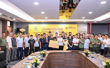 Bầu Hiển thưởng Đội bóng bàn CAND 2,2 tỷ đồng sau thành tích xuất sắc tại Đại hội Thể thao toàn quốc 2026