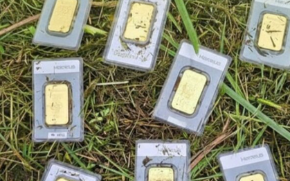 Phát hiện 10 thỏi vàng nặng 280g dưới lớp cỏ một hồ chứa nước, chưa xác định được chủ nhân