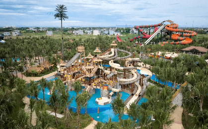Một "ông lớn" BĐS cho trồng 2100 cây xanh trong công viên 6000 tỷ đồng rộng hơn 33ha: Có cả biển nhân tạo, sông lười 0,5km chảy quanh năm