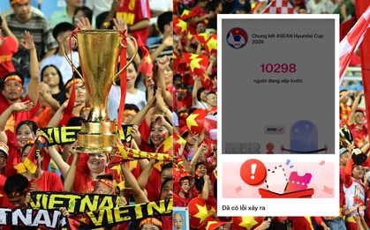 Sốt vé chung kết lượt về ASEAN Cup ĐT Việt Nam vs Thái Lan trên sân Mỹ Đình, gần 30.000 tài khoản chờ lượt mua vé