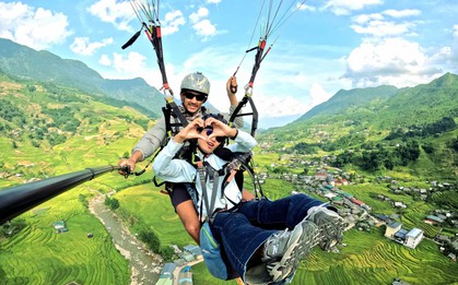 2,19 triệu cho 15 phút bay trên ruộng bậc thang: Bay dù lượn ngắm mùa vàng Sapa thực sự diễn ra như thế nào?