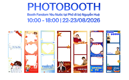 Ngay ngày mai, đến Phố đi bộ Nguyễn Huệ, TP.HCM để trải nghiệm booth Fandom Yêu Nước!