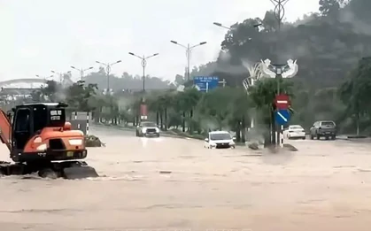 Bão số 4 tiếp tục gây mưa lớn ở Hải Phòng, Quảng Ninh và Lạng Sơn