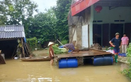 Mưa lũ ở Thanh Hóa: Hàng trăm hộ dân bị ngập, nhiều tuyến đường chia cắt