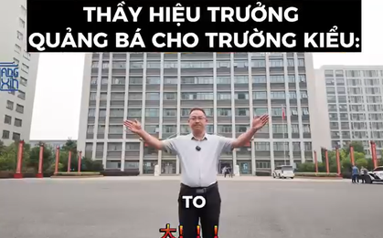 Màn giới thiệu trường đang khiến dân tính cười vỡ bụng, thầy giáo nói đúng 1 từ mà ai nghe xong cũng muốn nhập học