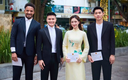 Mối quan hệ của Hoà Minzy với Xuân Son, Quang Hải và Đình Bắc