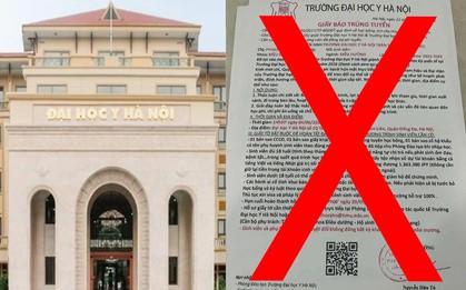 Đại học Y Hà Nội thông tin về giấy báo trúng tuyển học bổng giả mạo