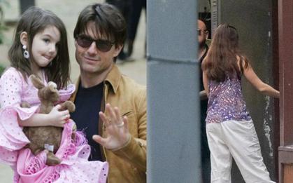 "Tóm dính" khoảnh khắc Suri Cruise lộ diện sau khi cắt đứt quan hệ với bố ruột Tom Cruise