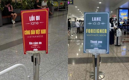 Từ đầu tháng 8: Sân bay Nội Bài có làn xuất nhập cảnh riêng cho khách Việt