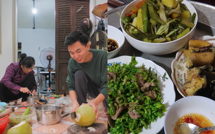 Bữa cơm nhà miền Tây mẹ nấu cho Khoai Lang Thang