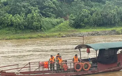 Một người mất tích trên sông Lô ở Tuyên Quang