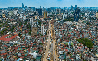 Tuyến đường "đắt nhất hành tinh" gần 7.800 tỷ đồng, dài 2,2km ở Hà Nội sắp đón cột mốc quan trọng vào dịp đặc biệt