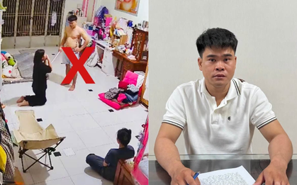Phẫn nộ lời khai của đối tượng bạo hành dã man con riêng của "vợ hờ", bắt quỳ gối đến 1 giờ sáng