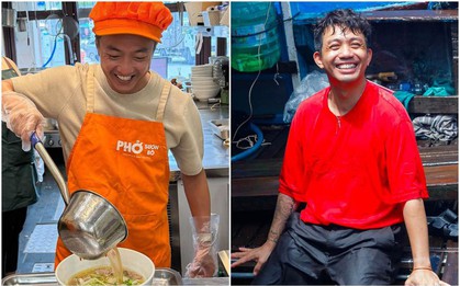 Cường Đô La bất ngờ đi bán phở “thu bạc lẻ”, Minh Nhựa nói 1 câu khiến đại gia SN 1982 “cứng người”