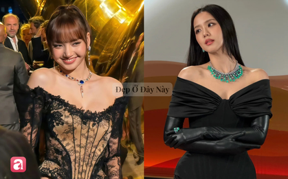 Cùng dự tiệc trang sức cao cấp, Jisoo và Lisa tinh tế diện đồ đen nhưng style khác nhau hoàn toàn