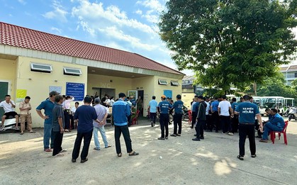 Công an đồng loạt ra quân kiểm tra 2 công ty, xét nghiệm ma túy 137 tài xế, nhân viên