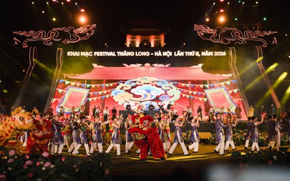 Toàn cảnh Festival Thăng Long - Hà Nội khai mạc: AR, 3D Mapping phủ sân khấu, nghệ sĩ 4 nước cùng xuất hiện