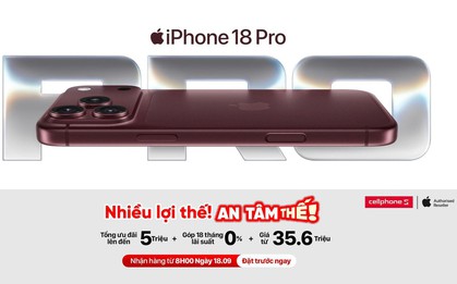 Đặt trước iPhone 18 Pro, iPhone 18 Pro Max chính hãng, ưu đãi đến 5 triệu