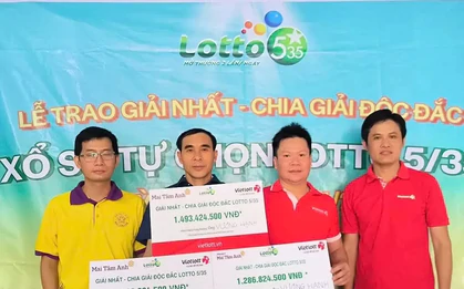 Người trúng 3 giải nhất Vietlott không đeo mặt nạ