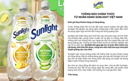 Sunlight xin lỗi