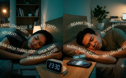 Lên giường ngủ nhưng đầu vẫn 'chạy' KPI: Nỗi ám ảnh mang tên 'việc chưa xong'